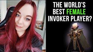 The World's Best Female Invoker Player?! Amazing INV0KERGIRL Gameplay Compilation - Dota 2