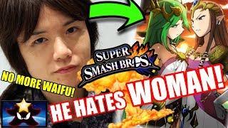TOO MANY BROS! SMASH BROS CREATOR UNDER????FIRE FOR LACK OF PLAYABLE WOMAN!