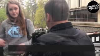 Entitled Female Student Steals A Sign & Gets ARRESTED