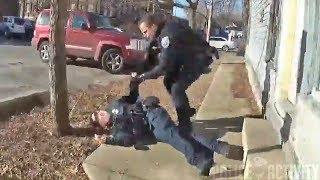 Bodycam Footage of Female Officer Accidentally Shot in Back By Fellow Cop