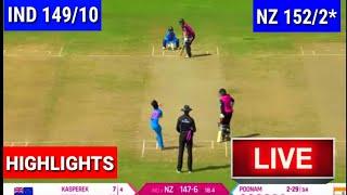 Highlights, New Zealand Women Beat India women  by 8 wicket in 3rd ODI match 2019 | Series win 2-1
