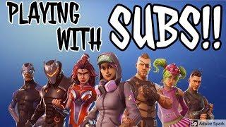 FORTNITE - Top Tier Female Gamer (PS4) Playing with SUBS in PLAYGROUND LTM!!!!!