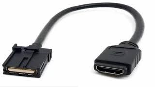 High Speed HDMI 1.4 Type E Male to Type A Female Video Audio Cable