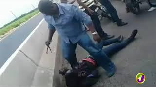 Police Caught On Video, Look How Jamaican Police Treat Woman, LAURIE RADLIN BREAKS DOWN IN TEARS