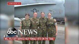 ‘Pink wave’ of candidates has camouflage tint with increase in female vets