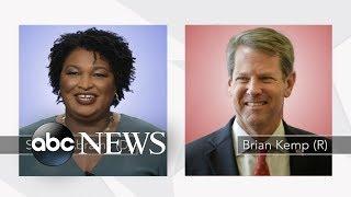 Brian Kemp, Stacey Abrams make final push in tight Georgia governor's race