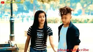 Tera Ghata | Female Version | Cute School Couple | Sanjeev Status | WhatsApp Status Video