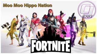 Fortnite Season 9 Solos Duos and Squad  Come Join The MooMooHippoNation  {No OBS}