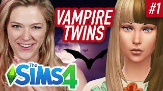 Single Girl Turns Her Twins Into Vampires In The Sims 4 | Part 1