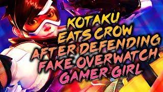 Kotaku Eats Crow After Defending Fake Overwatch Gamer Girl