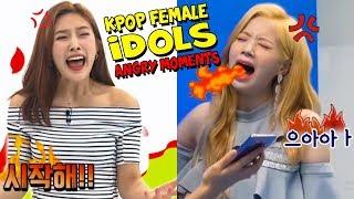 Kpop Female Idols Angry Moments