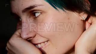 Female Portrait Stock Video