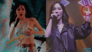 Controversial actions of Kpop female Idols