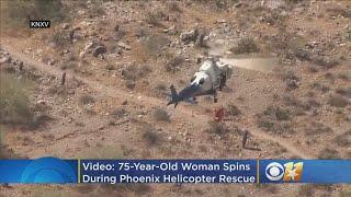 VIDEO: Woman Spins Out Of Control During Helicopter Rescue In Phoenix