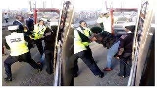 Kenya Traffic Police Officers Harrasing A Female Passenger [VIDEO]
