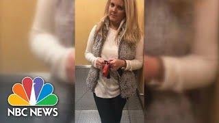 Watch: White Woman Attempts To Block Black Man From Entering His Apartment Building | NBC News