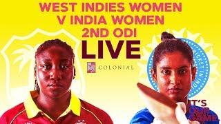 ????LIVE West Indies Women vs India Women | 2nd Colonial Medical Insurance ODI 2019