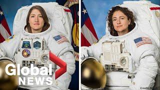 First all female spacewalk by NASA astronauts