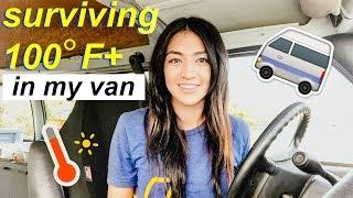 Solo Female Van Life: 100 Degree Summer DAY IN THE LIFE | Hobo Ahle