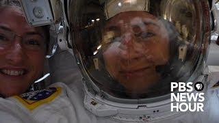 WATCH LIVE: NASA conducts 1st all-female spacewalk