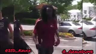 Guy Gets Stomped Out By Entire Wendy’s Staff For Hitting A Female Employee By Accident !