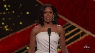 Regina King Accepts the Oscar for Supporting Actress