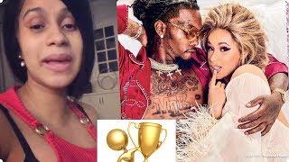 Congrats Cardi B is a WIFE now - her thank you speech for BET best female rapper inside this video