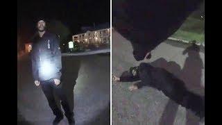 Intense footage shows female officer shooting suspect down after attack - Trending Articles
