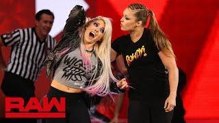 Ronda Rousey violates suspension to brutalize Alexa Bliss: Raw, July 16, 2018