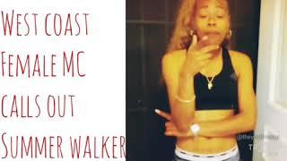 Female MC Calls Out Summer Walker #summerwalker #theycallmepyt #beef #worldstar #shade