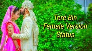 Tere Bin Female Version WhatsApp Status Video