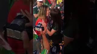 Russia and Mexico female football fans making out ( Russia World Cup 2018 )