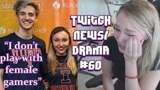 Twitch Drama/News #60 (Ninja Girl Streamers, STPeach Betrayed, H3H3 Striked, IRL Changes)