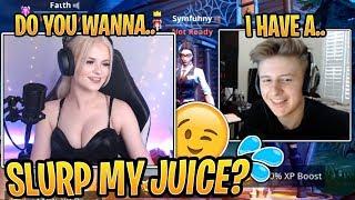 Symfuhny Gets a Little Too "Excited" Playing with Faith! - Fortnite Best and Funny Moments