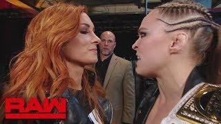 Becky Lynch is forced out of the arena: Raw, Feb. 4, 2019