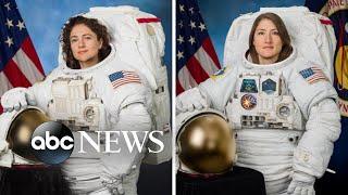 Duo makes history with first all-women spacewalk