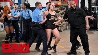 Ronda Rousey, Becky Lynch and Charlotte Flair are arrested: Raw, April 1, 2019