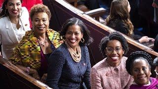 New class of female House Democrats gather on steps of US Capitol – watch live