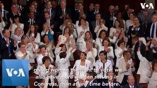 State of the Union: Ocasio-Cortez, Pelosi & Other Female Democrats Cheer Trump Working Women Remark