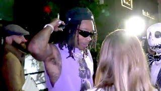 Wiz Khalifa Gets Up Close And Personal With Mystery Woman Despite Dating Model Aimee Aguilar
